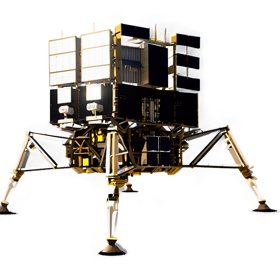Crater Lunar Module Landing Png 06132024