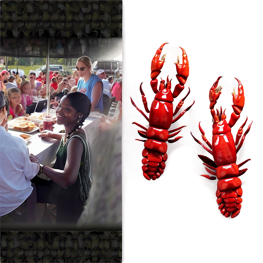 Crawfish Festival Poster Png Vkc27