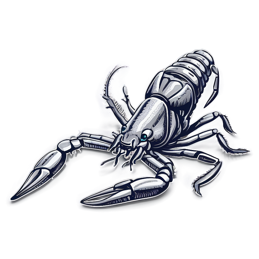 Crawfish Line Art Png Bno29