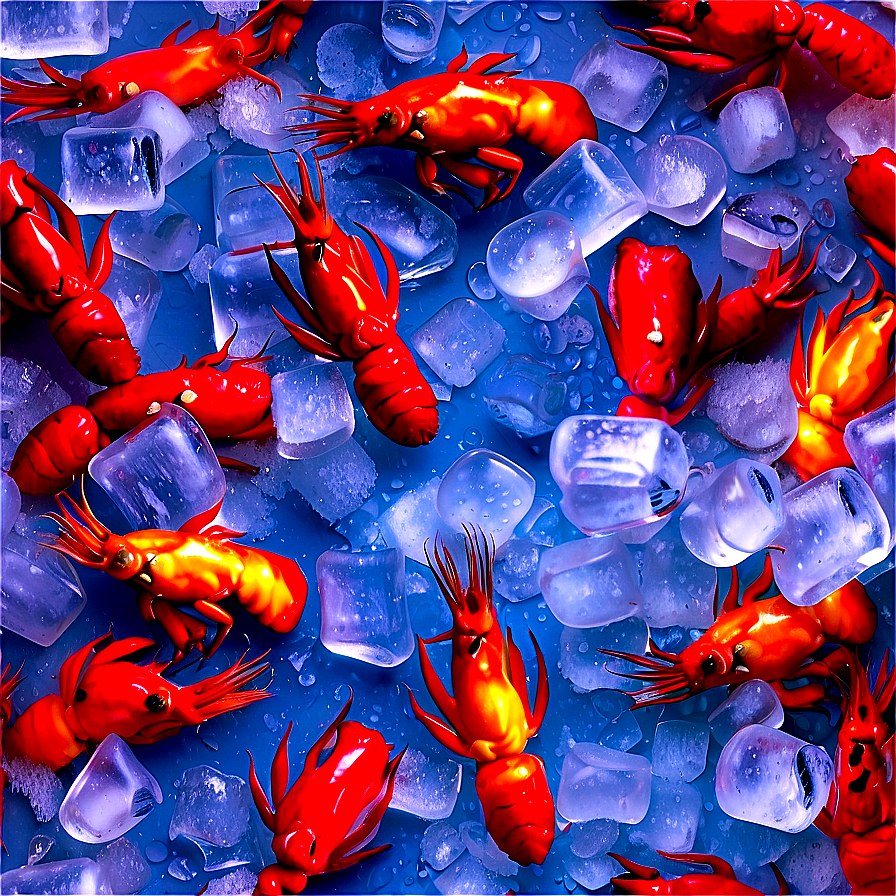 Crawfish On Ice Png Huf