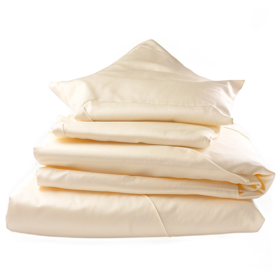 Cream Bed Sheet Png 06272024