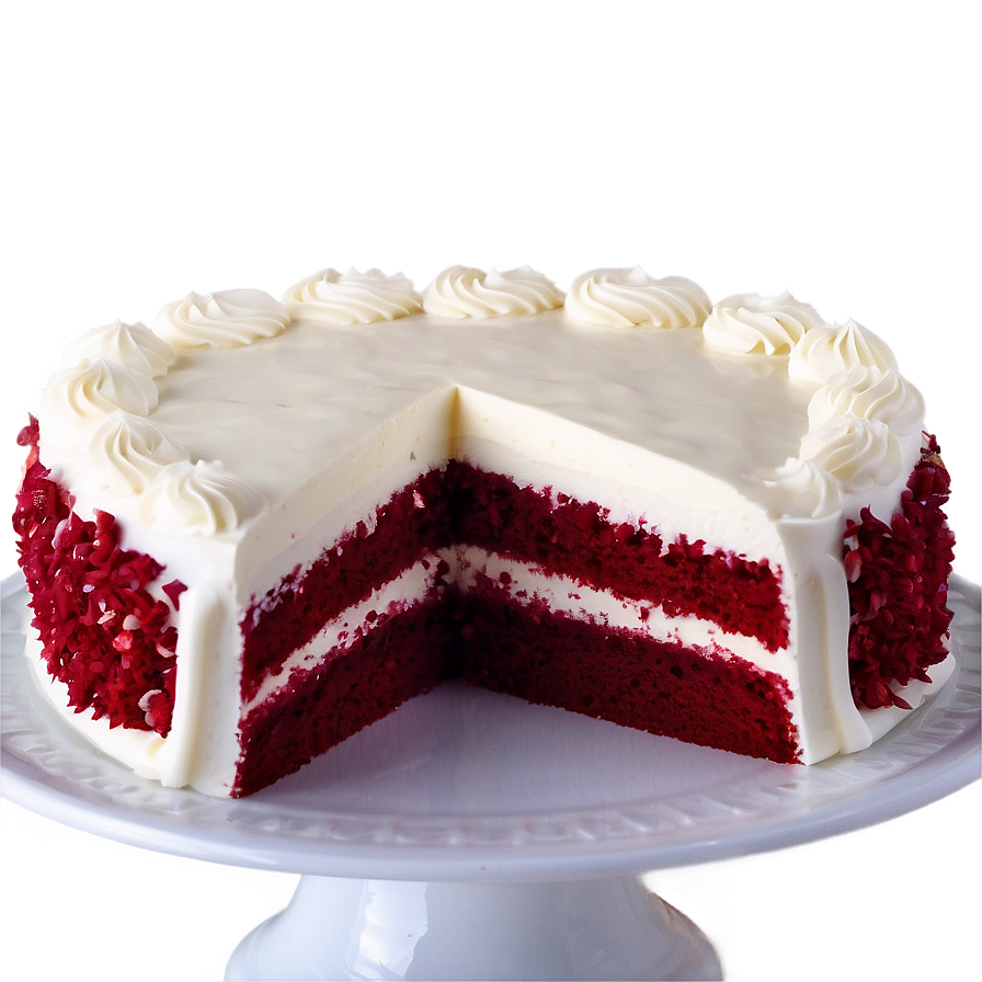 Cream Cheese Frosted Red Velvet Cake Png Spe70