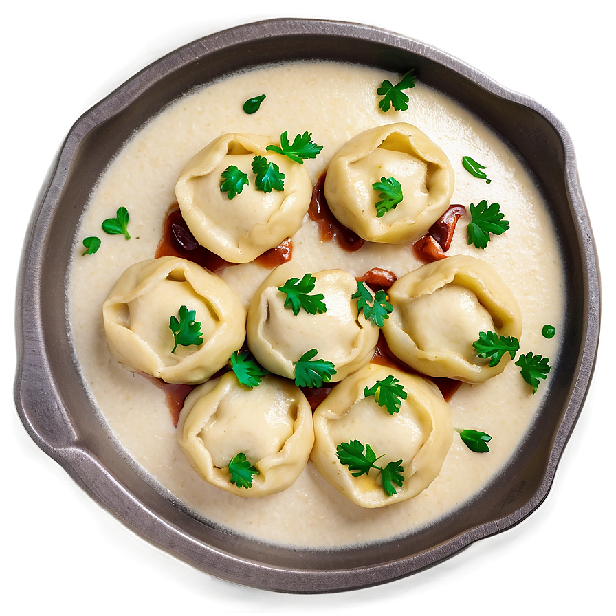 Creamy Mushroom Pierogi Png 06252024