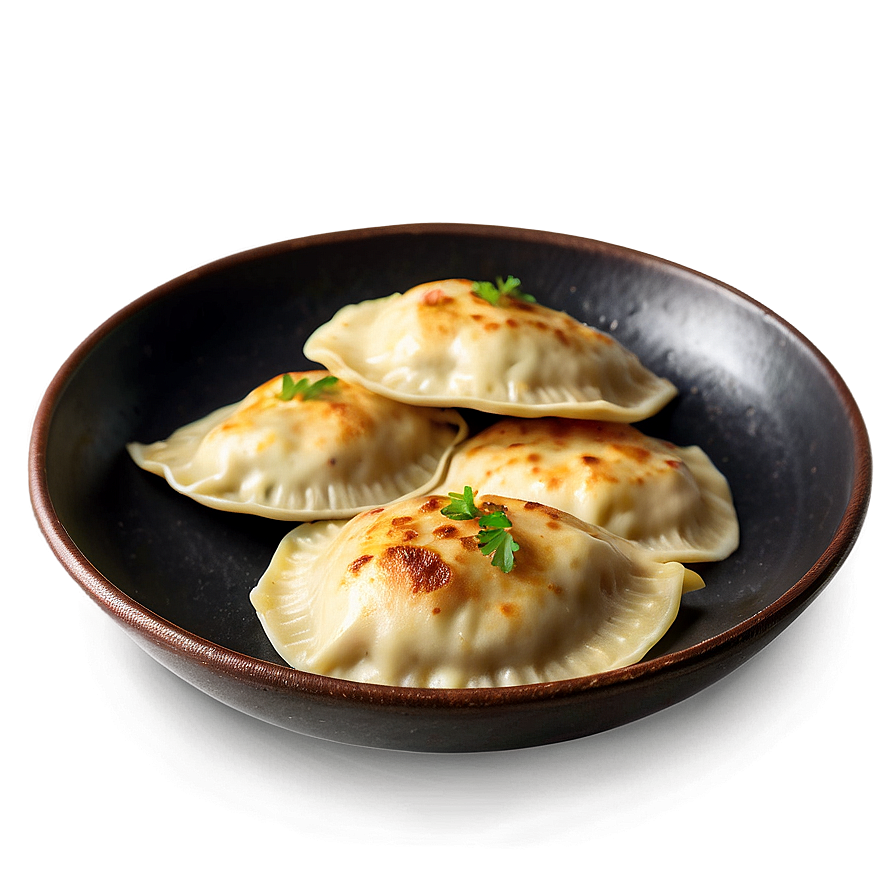 Creamy Mushroom Pierogi Png Fxq76