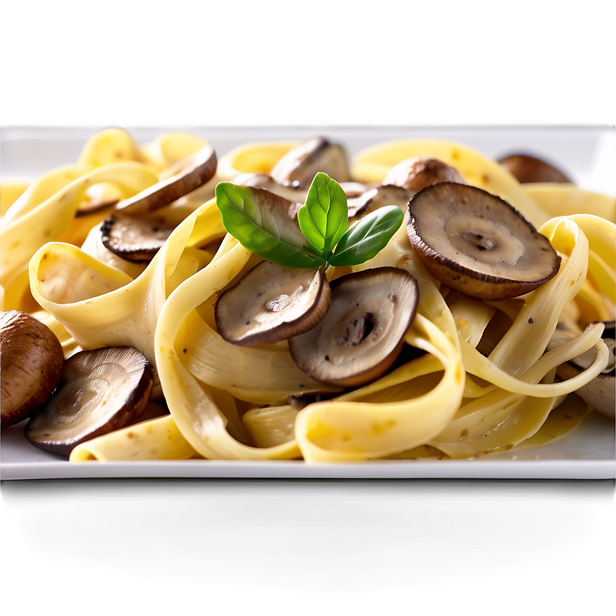 Creamy Mushroom Tagliatelle Png Qkj53