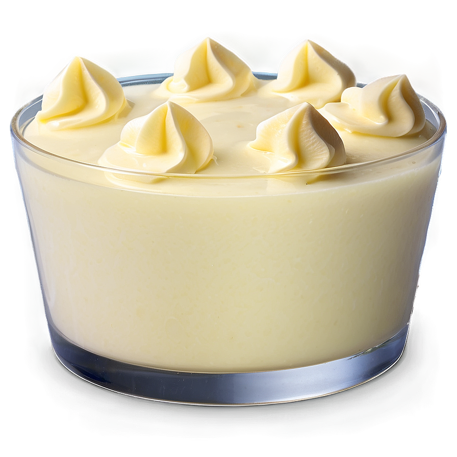 Creamy Vanilla Jello Pudding Png 15