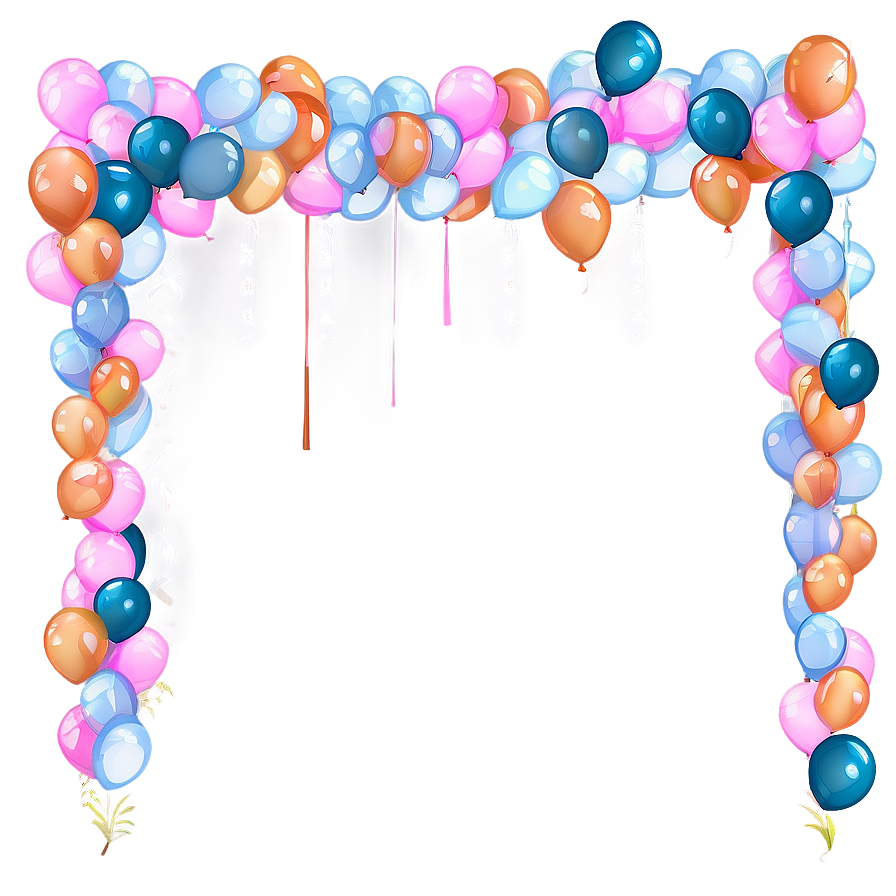 Creative Balloon Garland Backdrops Png 06282024