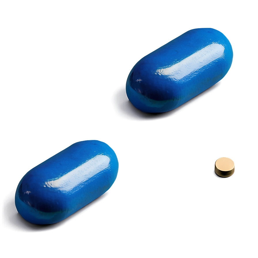 Creative Blue Pill Png Wkt