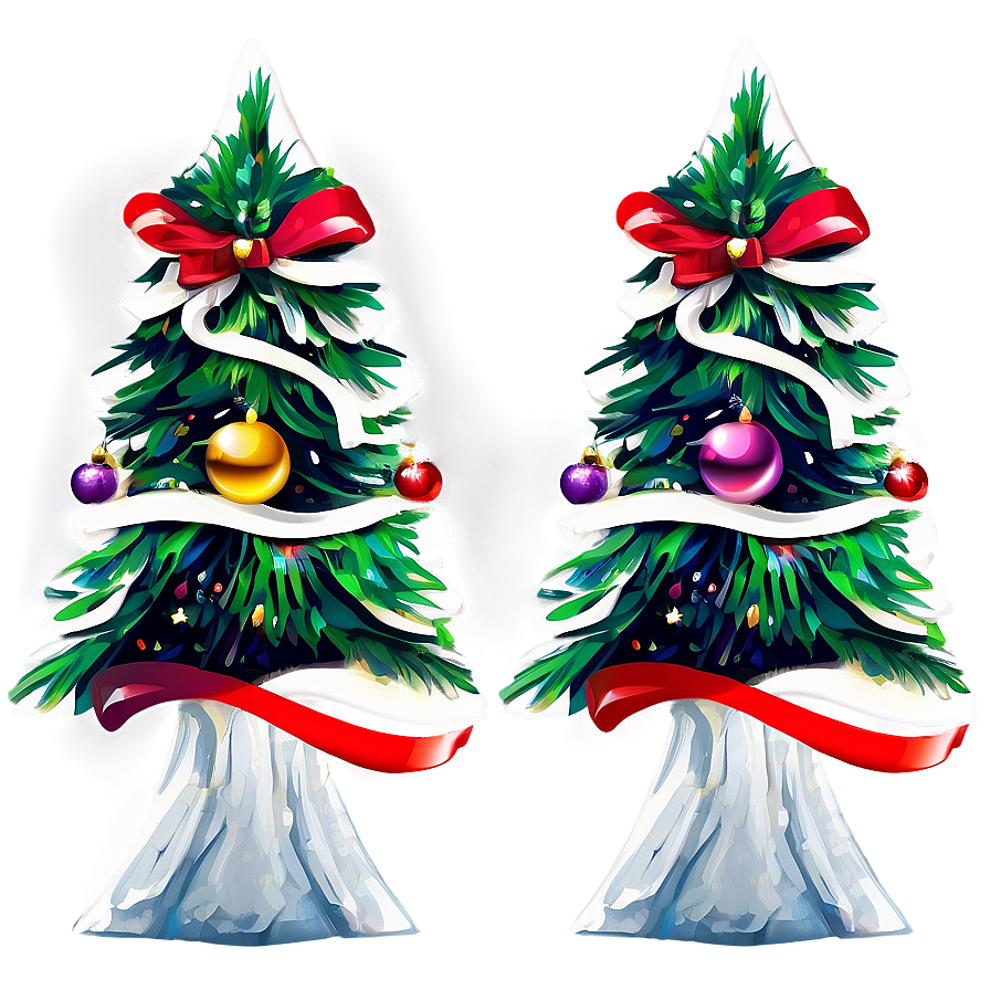 Creative Christmas Tree Png Jid9