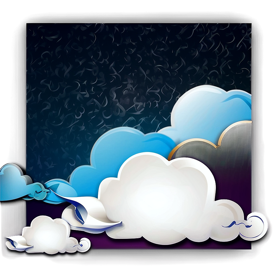 Creative Cloud Vector Background Png 06262024