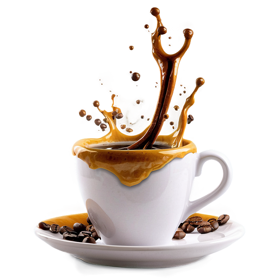 Creative Coffee Splash Png Yox