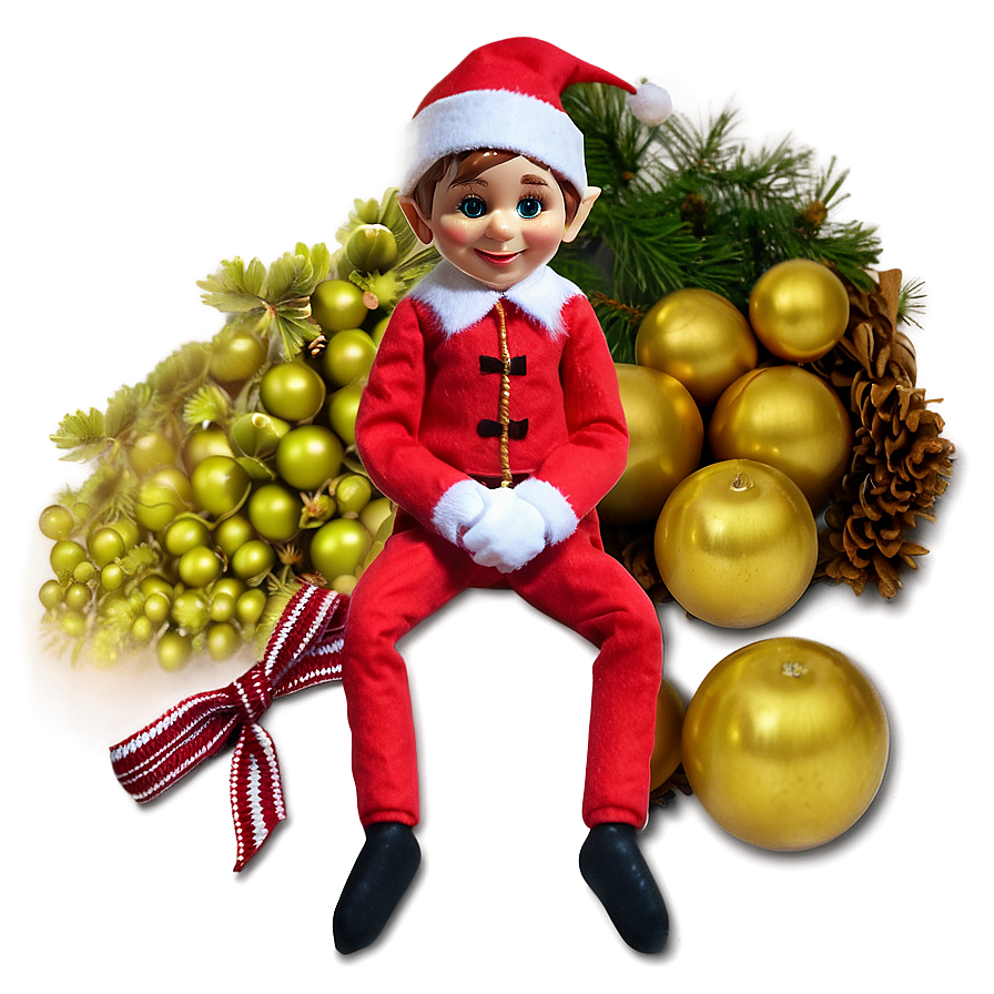 Creative Elf On Shelf Png Uss22