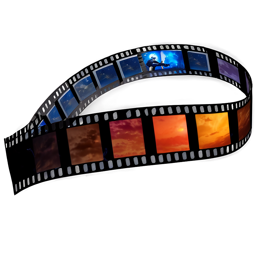 Creative Film Strip Design Png Hdm89