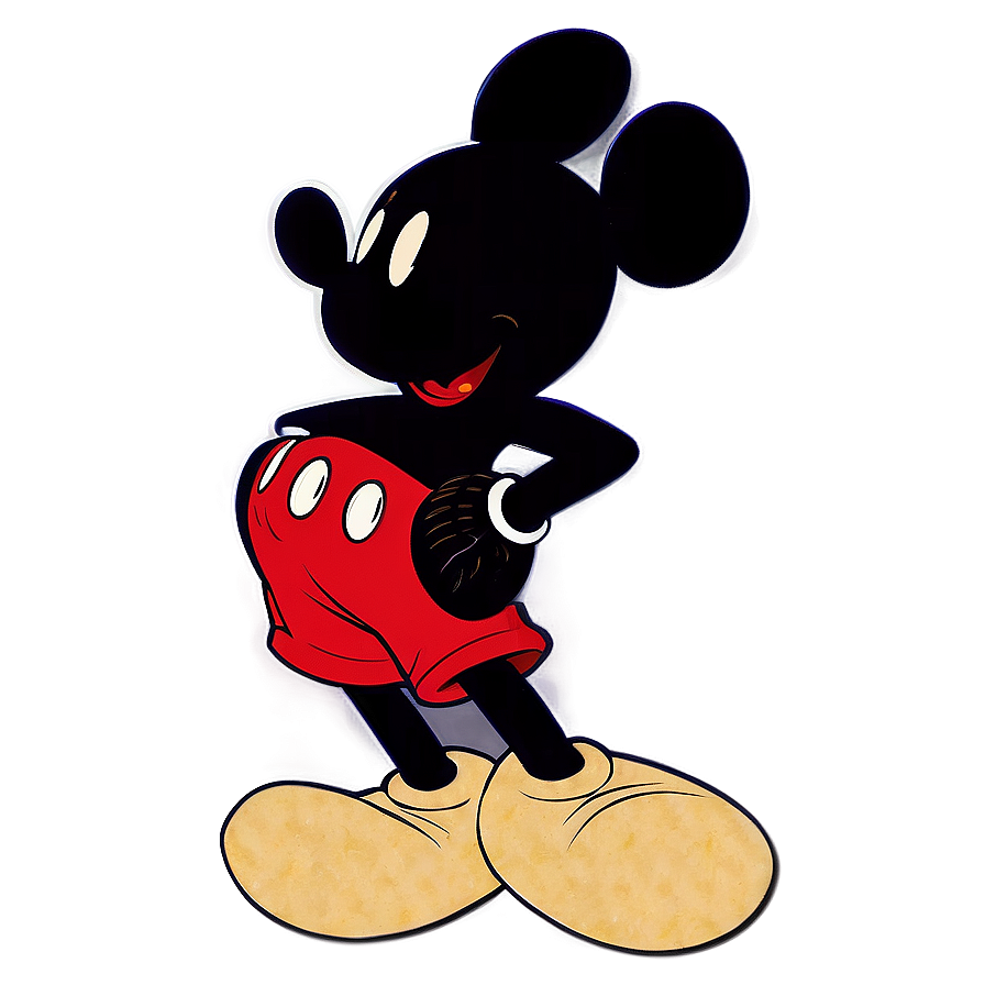 Creative Mickey Mouse Shadow Png 64