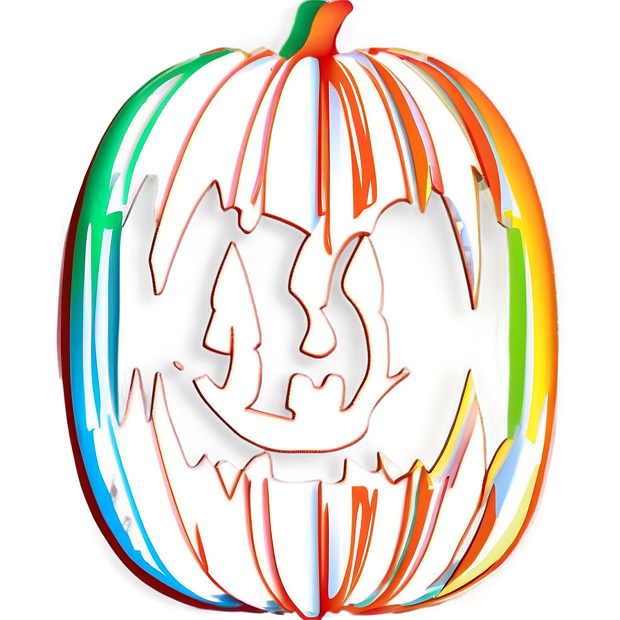 Creative Pumpkin Outline Craft Png Pdh42