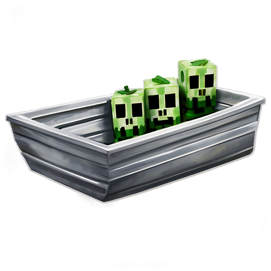 Creeper In Boat Png 05232024