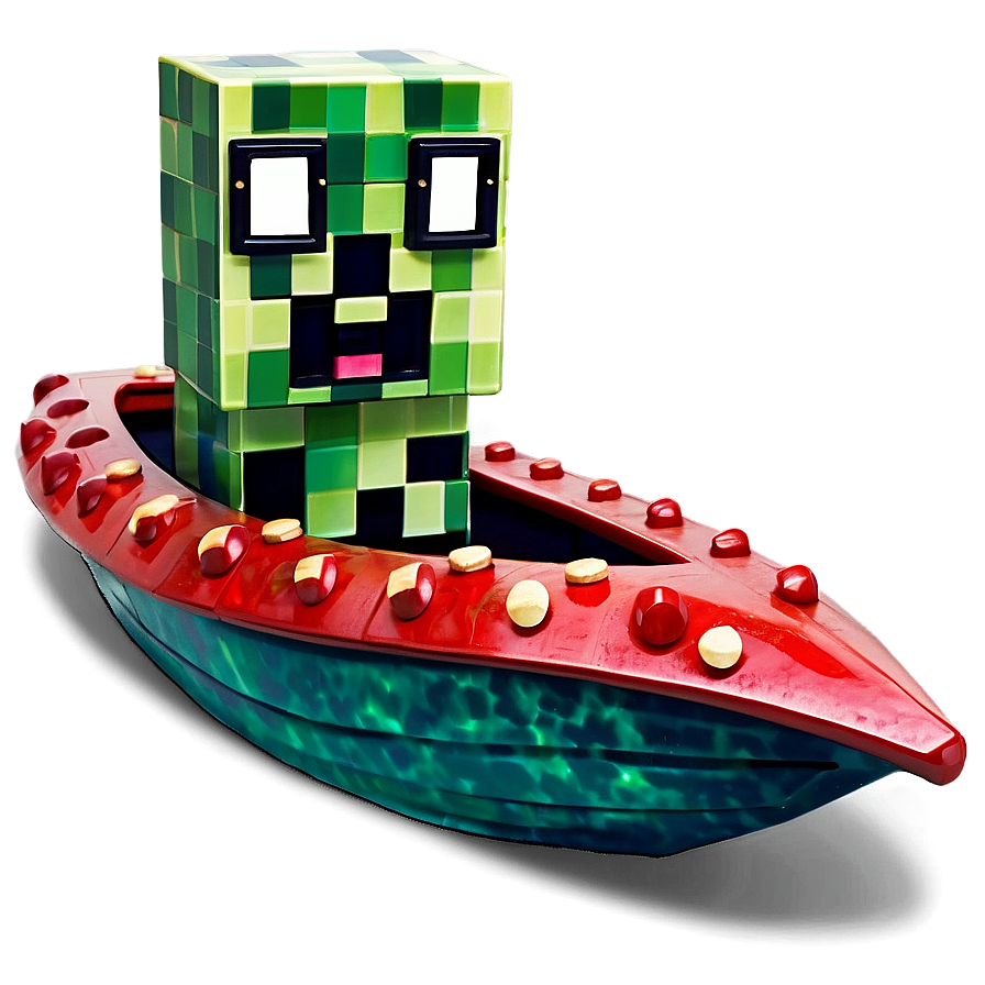 Creeper In Boat Png 35