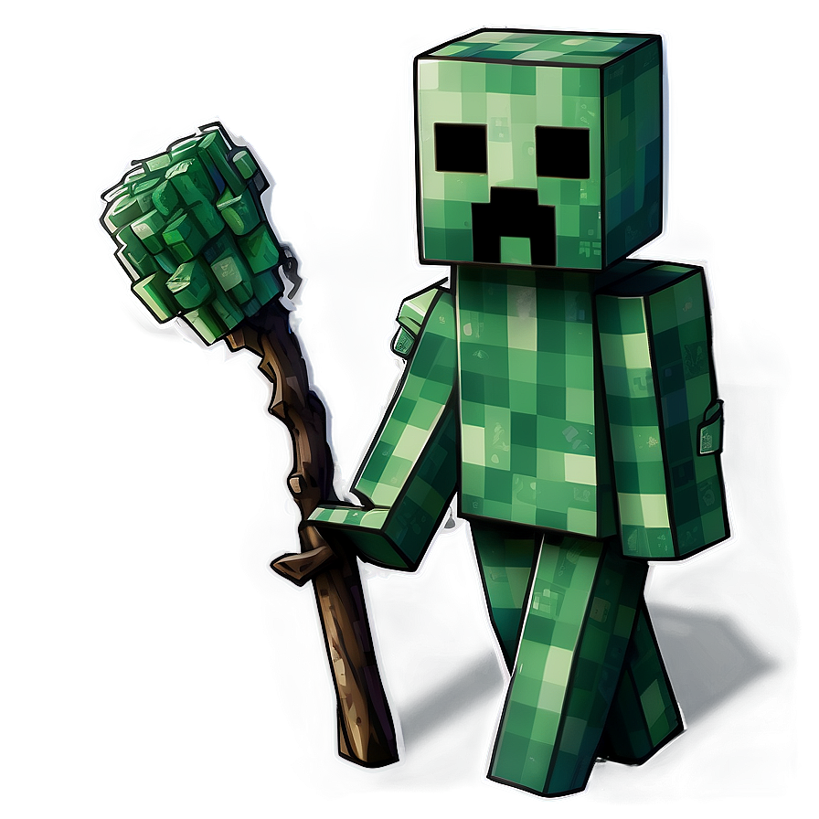 Creeper Minecraft Fan Art Png Jke