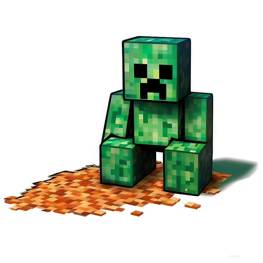 Creeper Minecraft Halloween Png Myl