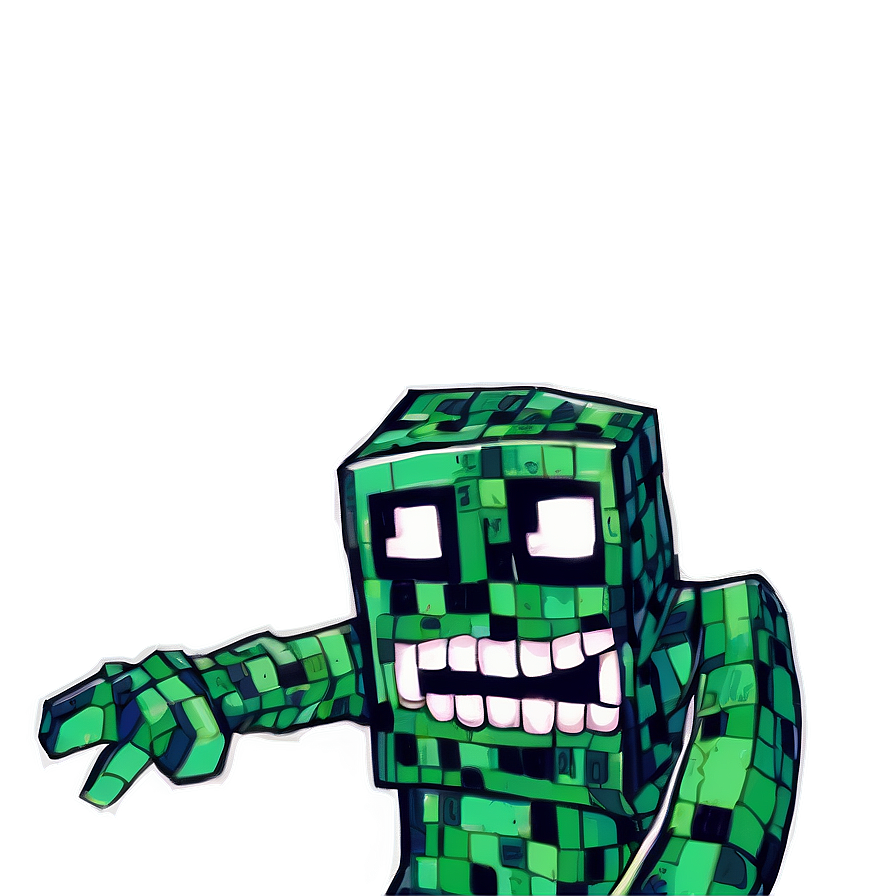 Creeper Sneaking Up Png 42