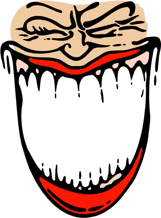 Creepy Cartoon Mouth