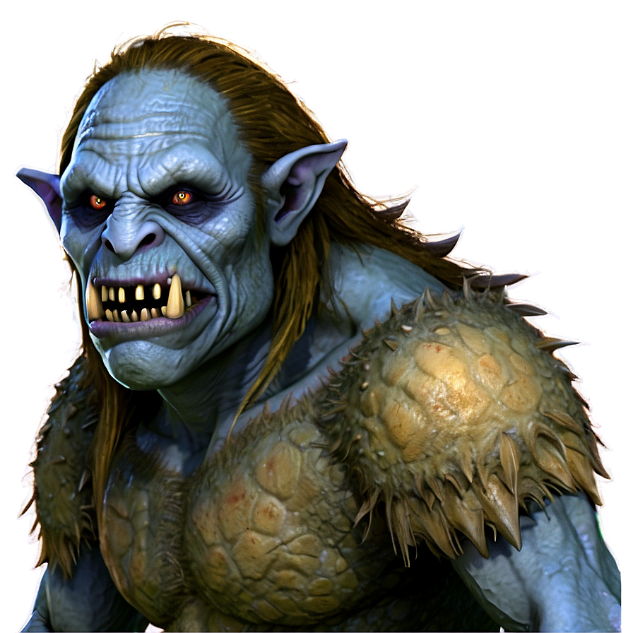 Creepy Cave Troll Png Fco