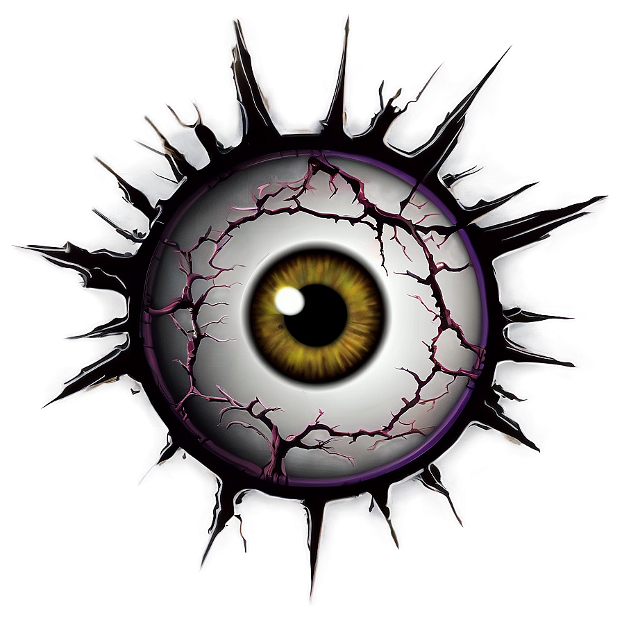 Creepy Eyeball Design Png Fqg