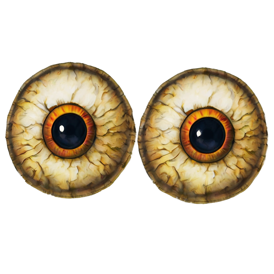 Creepy Eyes Illustration Png 05252024