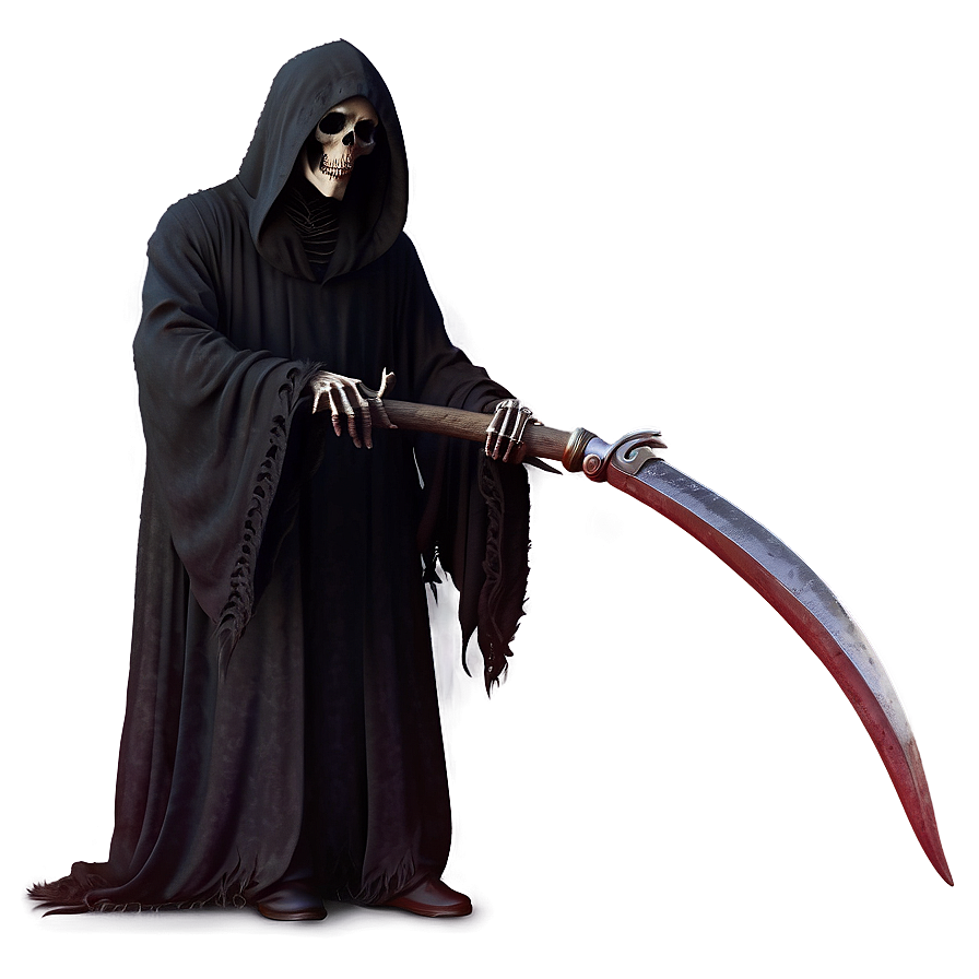 Creepy Grim Reaper Png 4