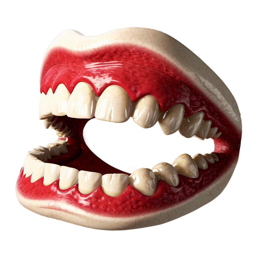 Creepy Grin Mouth Png 06212024