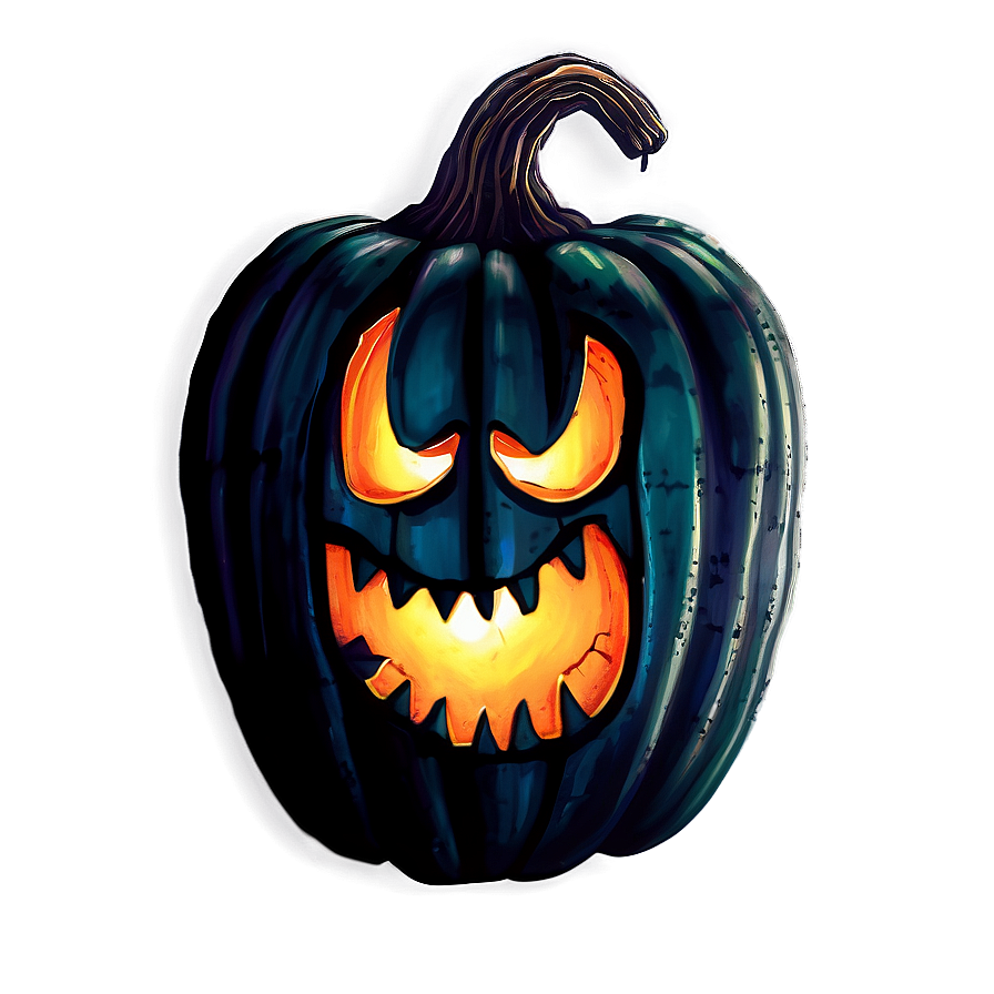 Creepy Jack O Lantern Art Png Dwn