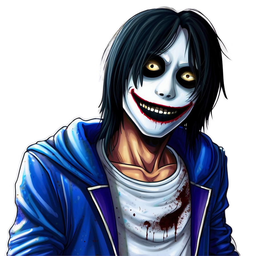 Creepy Jeff The Killer Artwork Png 16