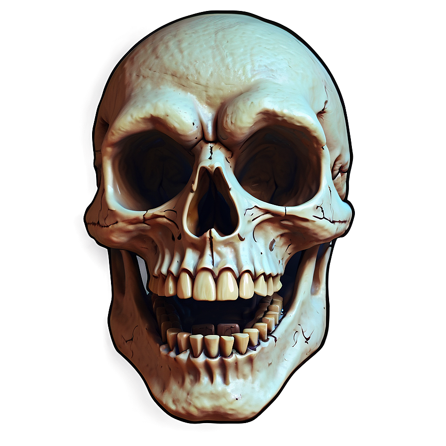 Creepy Skull Face Drawing Png Tnc73