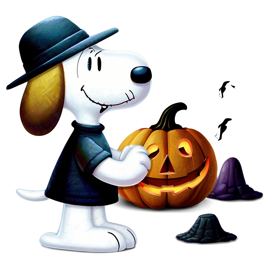 Creepy Snoopy Halloween Png 06122024