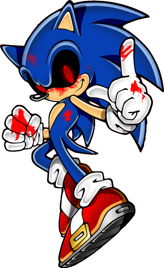 Creepy Sonic E X E Artwork