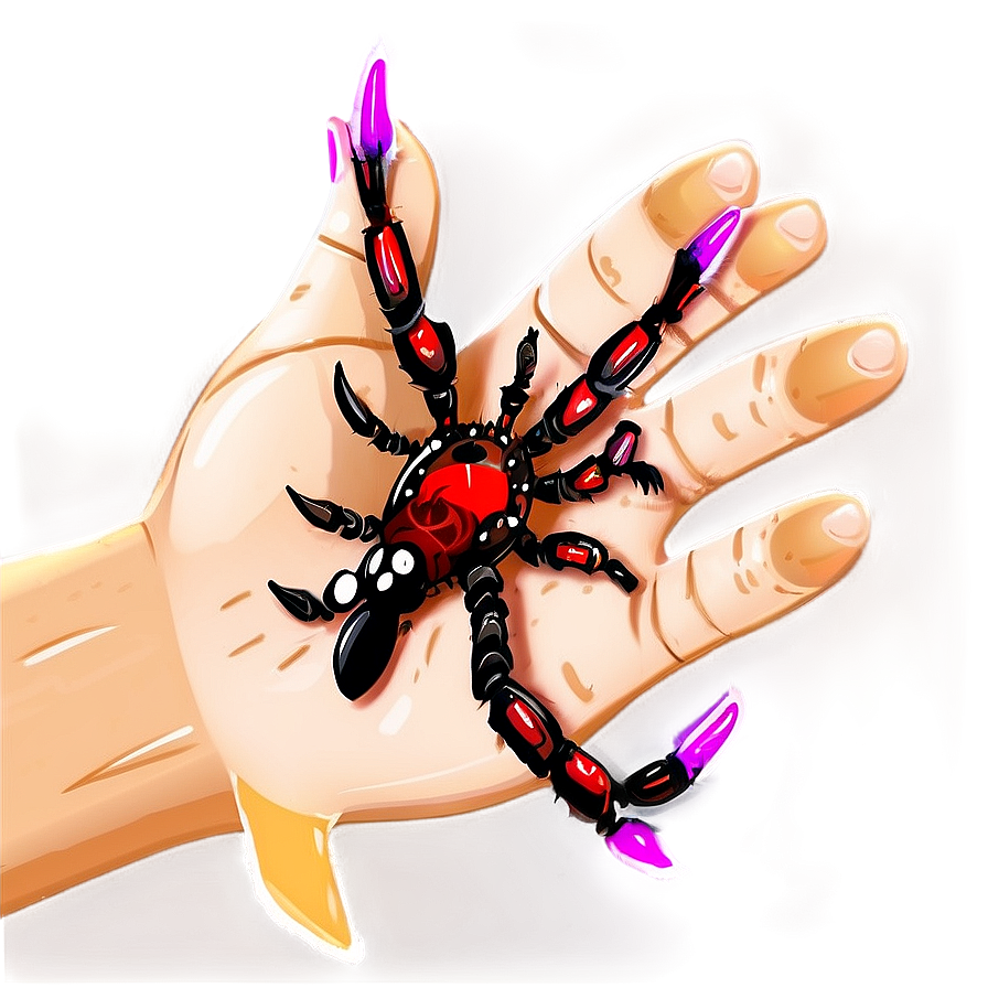 Creepy Spider Claws Png 06212024