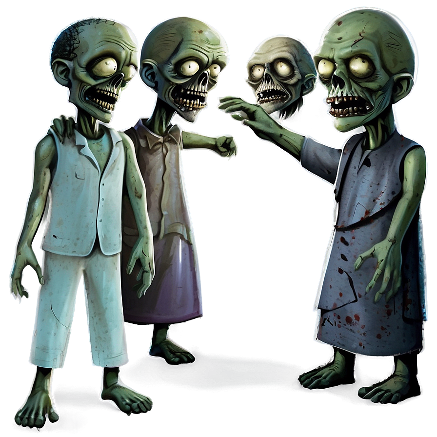 Creepy Zombie Alley Png 36