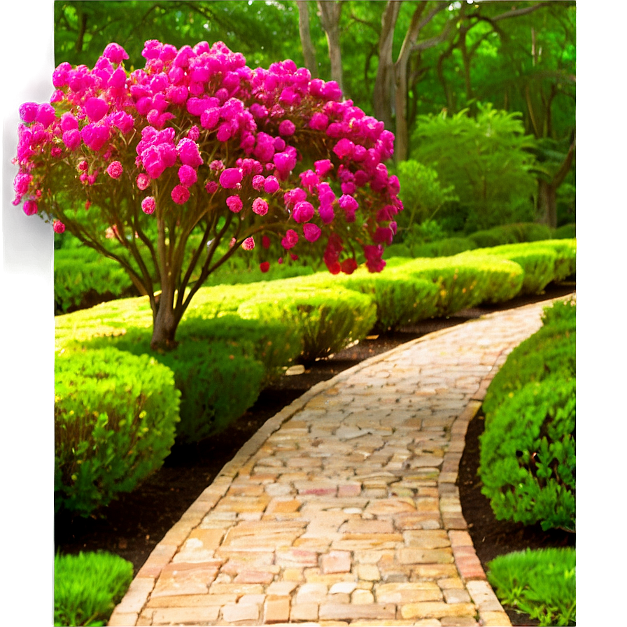 Crepe Myrtle Pathway Edge Png Kdn58