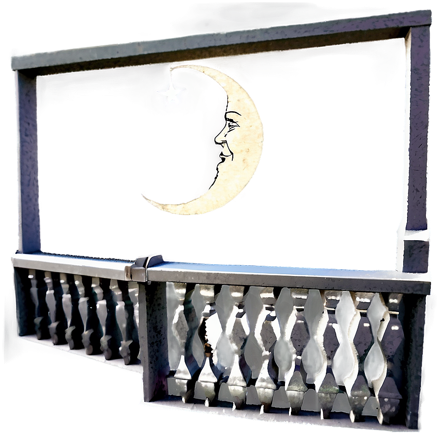 Crescent Moon Balcony Png Xim