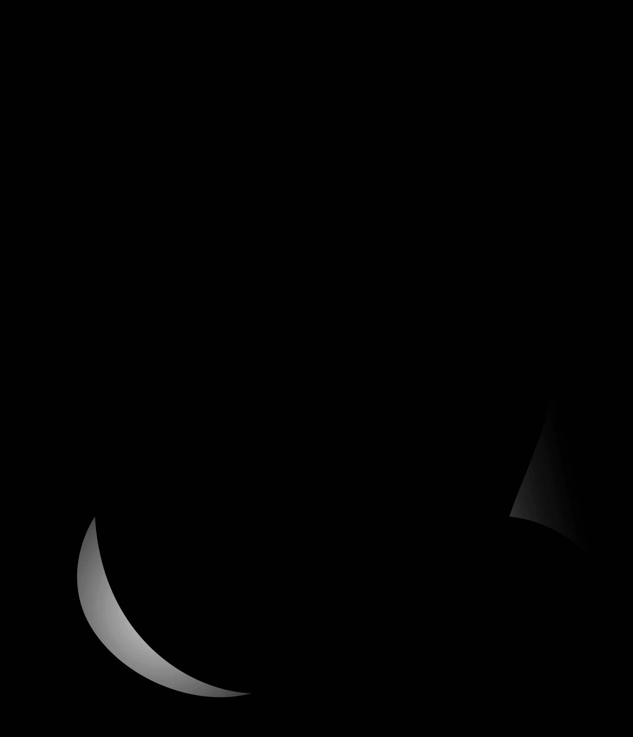 Crescent Moon Illusion Nose Profile