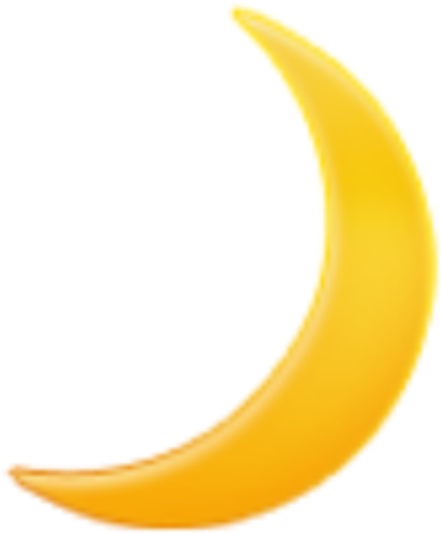 Crescent Moon Illustration