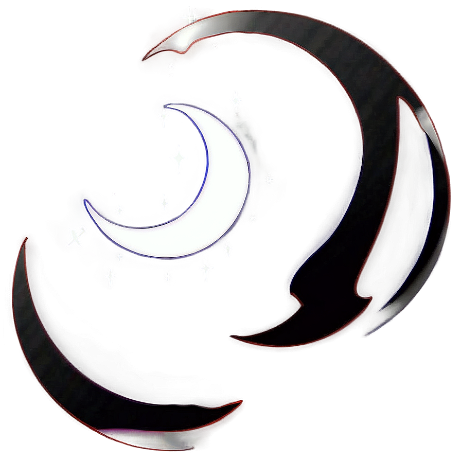 Crescent Moon Outline Png 73