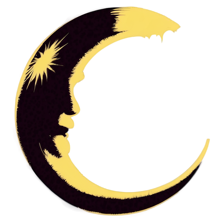 Crescent Moon Silhouette Png Iaq8