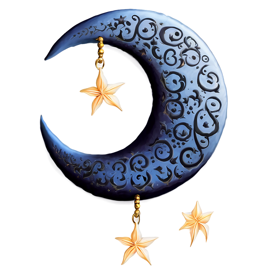 Crescent Moon Tattoo Design Png 06252024