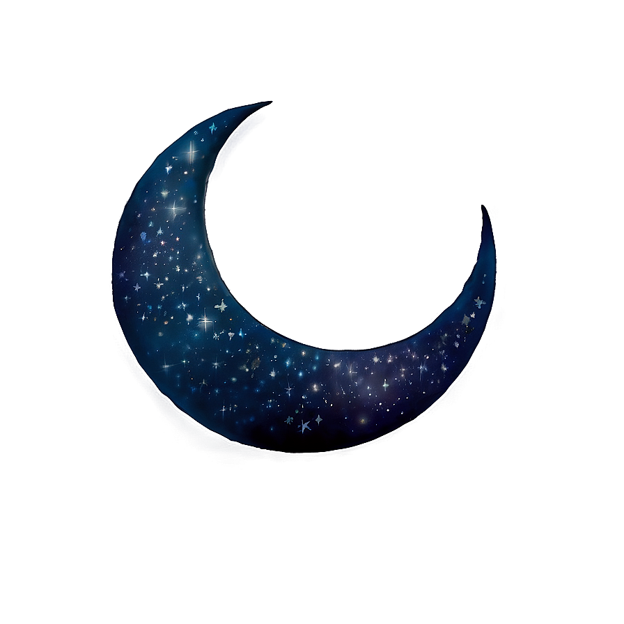 Crescent Moon Tattoo Design Png 94