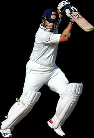 Cricket Batsman Playing Shot