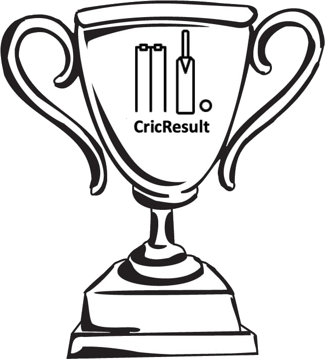 Cricket Trophy Vector Illustration