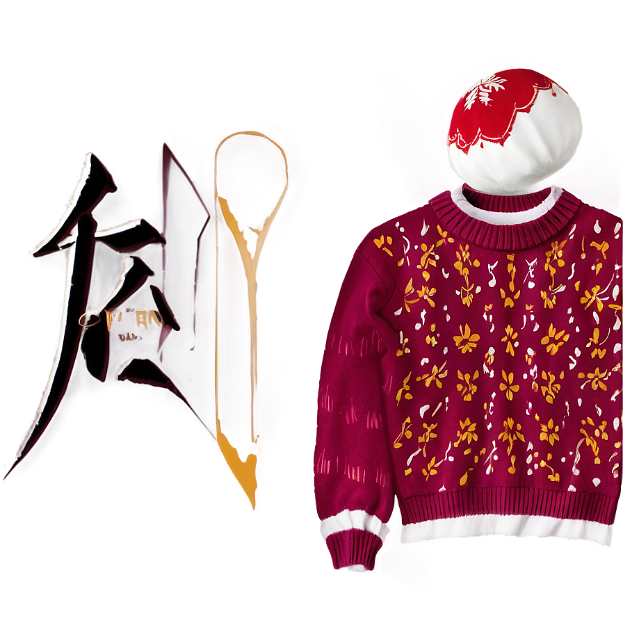 Crimson Red Sweater Png 87