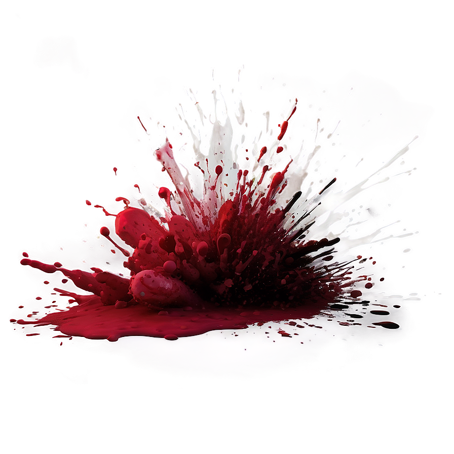 Crimson Splatter Splash Png Hph28