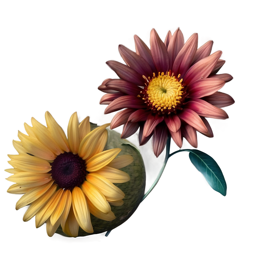 Crisp Fall Flowers Png Aaj34